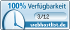 100% Verfügbarkeit 03/2012 laut webhostlist.de